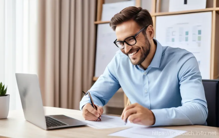 건강코칭 고객 불만 처리 기술 - **Prompt:** A male coach and a female client, both dressed in professional yet approachable business...