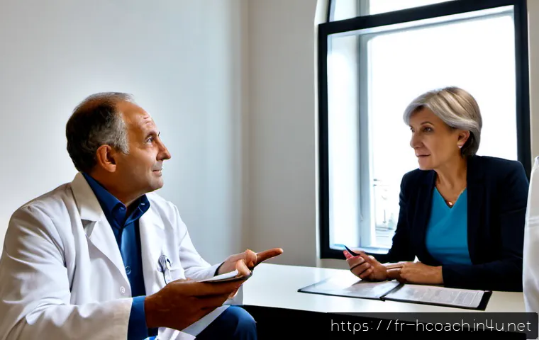 건강코칭 전문가가 피해야 할 실수 - Photorealistic French health coaching consultation in a bright Paris wellness office, an overly conf...